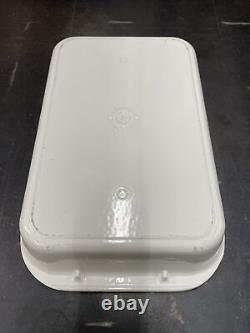 Le Creuset #40 White Enamel Cast Iron Baking Roasting Casserole Lasagna Pan Dish