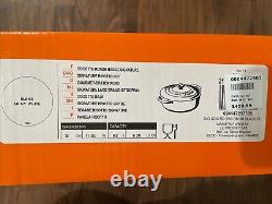 Le Creuset Cast Iron Round Wide Dutch Oven 11.75Inch, 6.75qt, Made In France