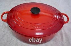 Le Creuset Cerise Red 8 Qt. #33 Oval Dutch Oven