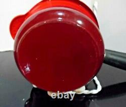 Le Creuset Enamel Cast Iron Cerise Sauce Pan Lid1.25qt #16 Phenolic Handle Knob