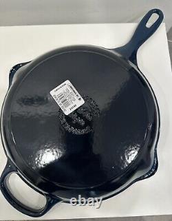 Le Creuset Enameled Cast Iron 10.25 Skillet, Nuit, New