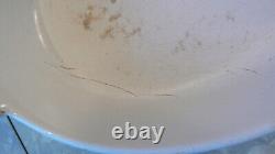 Le Creuset Enameled Cast Iron Au Gratin or Finishing Pan Large 11 White #24