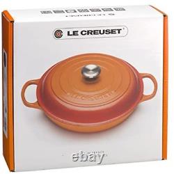 Le Creuset Enameled Cast Iron Signature Braiser, 5 Qt, Indigo