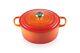 Le Creuset Enameled Cast Iron Signature Round Dutch Oven, 5.5 Quart, Flame