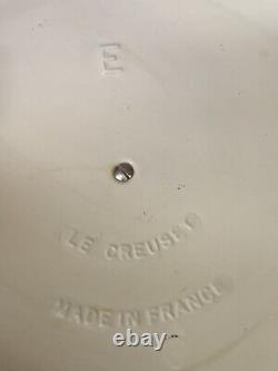 Le Creuset Enameled Cast Iron Signature Round Dutch Oven Size E Flame Clean