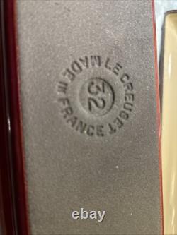 Le Creuset Enameled Cast Iron Terrine Pate Bread 2 Qt CHERRY With Lid #32