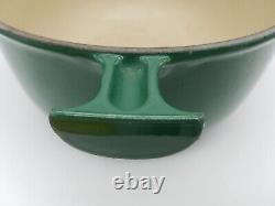 Le Creuset Enzo Mari La Mama Dutch Oven #29 Forest Green 5Qt Oval Pot Vintage