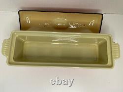 Le Creuset Orange Enamel Cast Iron 32 Pate Loaf Pan Made in France