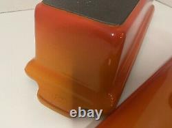 Le Creuset Orange Enamel Cast Iron 32 Pate Loaf Pan Made in France