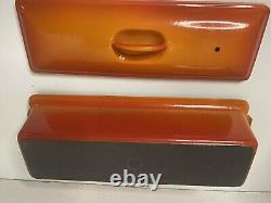 Le Creuset Orange Enamel Cast Iron 32 Pate Loaf Pan Made in France