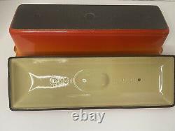 Le Creuset Orange Enamel Cast Iron 32 Pate Loaf Pan Made in France