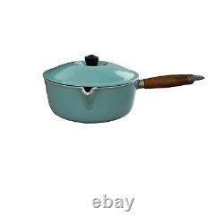 Le Creuset Paris Blue #20 Saucepan with Lid, Sauce pan, Turquoise Made in France