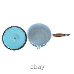 Le Creuset Paris Blue #20 Saucepan with Lid, Sauce pan, Turquoise Made in France