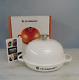Le Creuset Signature Cast Iron 1.75 Quart Bread Oven, Shiny White New