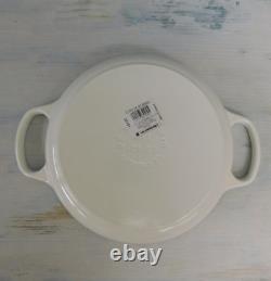Le Creuset Signature Cast Iron 1.75 Quart Bread Oven, Shiny White NEW