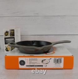 Le Creuset Signature Cast Iron 6.3 Inch Skillet, Flint Oyster Grey New