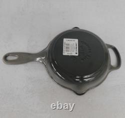 Le Creuset Signature Cast Iron 6.3 Inch Skillet, Flint Oyster Grey New