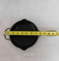 Le Creuset Signature Cast Iron 6.3 Inch Skillet, Flint Oyster Grey New