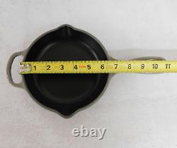 Le Creuset Signature Cast Iron 6.3 Inch Skillet, Flint Oyster Grey New