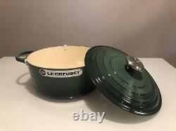 Le Creuset Signature Cast Iron Dutch Oven 4-1/2 Quart Artichaut Green NEW