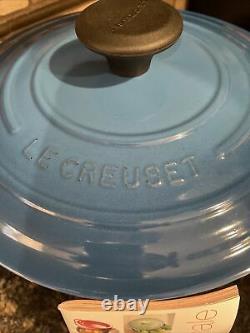 Le Creuset Signature Enameled Cast Iron Essential Oven 3.5 Quart Lapis