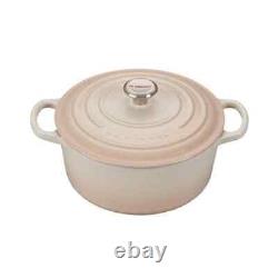 Le Creuset Signature Enameled Cast Iron Round Dutch Oven, 7.25-Quart, Meringue