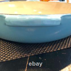 Le Creuset Sky Blue BRAISER 5 quart #32 Cast Iron -NWT