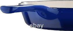 Legacy Enameled Cast Iron Collection 10 Fry Pan Helper Handle Gorgeous Blue