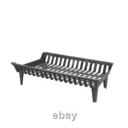 Liberty Foundry Fireplace Grate 27 W Cast Iron Heavy Duty 4 in. Clearance Black
