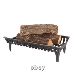 Liberty Foundry Fireplace Grate 27 W Cast Iron Heavy Duty 4 in. Clearance Black