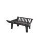 Liberty Foundry Fireplace Grate Black 17 In Heavy Duty Cast Iron With 4 In Lift
