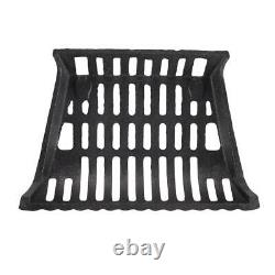 Liberty Foundry Fireplace Grate Black 17 in Heavy Duty Cast Iron with 4 in Lift