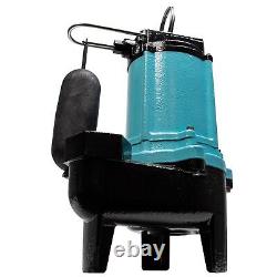 Little Giant 10SC-CIA-SFS 115-Volt, 7200 GPH, 1/2 HP Automatic Cast Iron Sewage