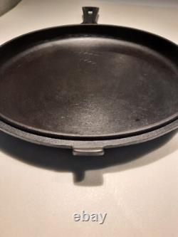 Lodge 4in1 Hammered Cast Iron Chicken Fryer Deep Skillet Dutch Oven Combo