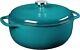 Lodge 6 Quart Enameled Cast Iron Dutch Oven With Lid Dual Handles Oven Safe