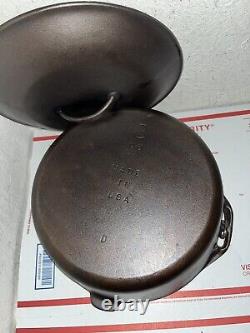 Lodge Cast Iron Dutch OVEN POT #8 DO MADE IN USA WithSelf Basting Cover 6Qt