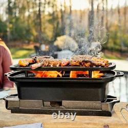 Lodge Sportsman's Pro Hibachi-Style Cast Iron Grill