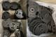 Lot 720 Lbs Vintage Iron Grip Cast Iron Olympic Weight Plates 35lb 25lb