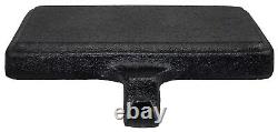 Lulu Decor, Cast Iron Christmas Stocking Holder Bases, 1 lbs 10 oz Each, Black