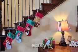 Lulu Decor, Cast Iron Christmas Stocking Holder Bases, 1 lbs 10 oz Each, Black