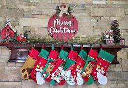 Lulu Decor, Cast Iron Christmas Stocking Holder Bases, 1 lbs 10 oz Each, Black