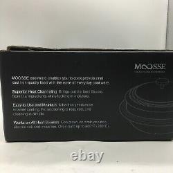 MOOSSE Gamasot Premium Korean Dutch Oven, Iron Rice Pot, Enameled Cast 3.8 Quart