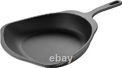 Masterpro Pre-Seasoned Cast Iron Skillet Unique Cooking, Saute and Frying Pan
