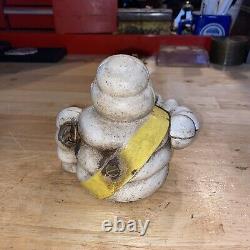 Michelin Tire Man Mechanical Piggy Bank CAST IRON Goodyear Collector 2+LBS GIFT