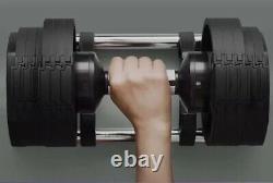 NEW Adjustable Dumbbell Automatically Quick Weight Dumbbell 32kg 70lb