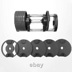 NEW Adjustable Dumbbell Automatically Quick Weight Dumbbell 32kg 70lb