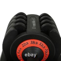 NEW Adjustable Dumbbells (6.6-70 lbs Per Dumbbell) Home Body Workout