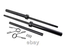 NEW CAP 7 ft Olympic 3 Piece Weightlifting Bar Steel Barbell Bench Squat 300 lb