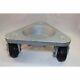 New! Cast Iron Triangular Cup Dolly Phenolic Wheels 750 Lb. Capacity