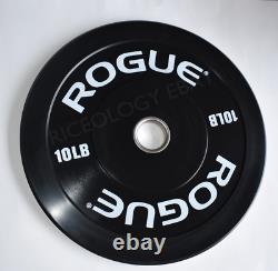 NEW Rogue Fitness Black Echo V2 Bumper Plates Pair of 10lb 20lb Total FAST SHIP